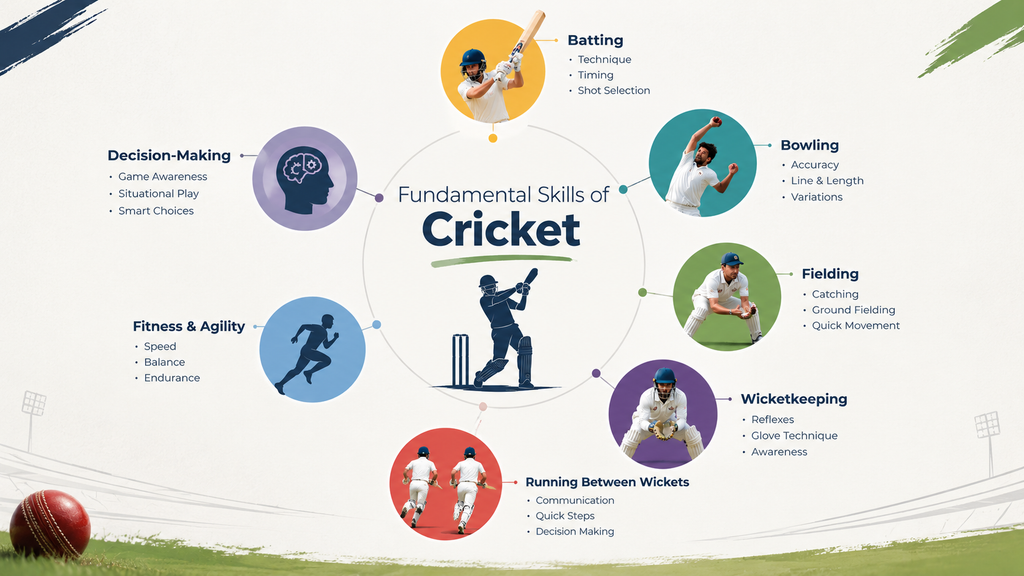 Fundamental Skills of Cricket