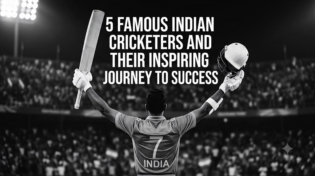 5 Famous Indian Cricketers and Their Inspiring Journey to Success